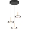 Image de 3-lichts led hanglamp Celeste smoke glas - 354930332