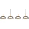 Image de 4-lichts led hanglamp Celeste smoke glas - 354910432