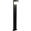 Image de REALITY COLOMBO - Paalverlichting - Zwart mat - incl. 1x SMD 5,5 W - Bewegingssensor - Schemersensor - Helderheid instelbaar - Oplaadbaar - Zonne-energie - Bewegingssensor en orientatielicht - Hybrid Solar - netvoeding - Buitenverlichting - IP44