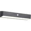 Image de REALITY SILVES - Wandlamp - Zwart - incl. 1x SMD 6 W - Bewegingssensor - Schemersensor - USB-aansluiting - Helderheid instelbaar - Oplaadbaar - Zonne-energie - Bewegingssensor en orientatielicht - Hybrid Solar - oplaadbaar - Buitenverlichting - IP44