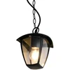 Image de TRIO VENTA - Hanglamp - Zwart mat - excl. 1x E27 4 W - Plafondbevestiging - Buitenverlichting - IP44