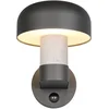 Image de TRIO FRASER - Wandlamp - Betonkleurig - excl. 1x E27 4,9 W - Bewegingssensor - Wandmontage - Buitenverlichting - IP54