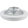 Image de REALITY MORA - Plafondventilator - Wit - incl. 1x SMD 13 W - Licht apart schakelbaar - Afstandsbediening - Geïntegreerde dimmer - Traploos instelbare lichtkleur - Nachtlampje - Plafondbevestiging - 3 snelheidsinstellingen - Timer - Geheugenfunctie