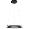 Image de TRIO AMADOR - Hanglamp - Zwart mat - incl. 1x SMD 34 W - Dimbaar met schakelaar - Plafondbevestiging - In hoogte verstelbaar - DIP - Schakelaar