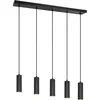 Image de TRIO SOKA - Hanglamp - Zwart mat - excl. 5x GU10 5 W - Plafondbevestiging - In hoogte verstelbaar