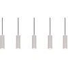 Image de TRIO SOKA - Hanglamp - Grijs warm - excl. 5x GU10 5 W - Plafondbevestiging - In hoogte verstelbaar