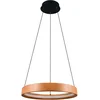 Image de TRIO LYNWOOD - Hanglamp - Houtkleurig - incl. 1x SMD 28 W - Dimbaar met schakelaar - Plafondbevestiging - Geheugenfunctie - In hoogte verstelbaar - FSC-certificaat