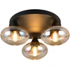 Image de REALITY DIVINA - Plafondlamp - Amber - excl. 3x E14 4 W - Plafondbevestiging