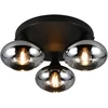 Image de REALITY DIVINA - Plafondlamp - Rookkleur - excl. 3x E14 4 W - Plafondbevestiging