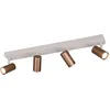 Image de REALITY TARYN - Spot - Mokka - excl. 4x GU10 4 W - Plafondbevestiging