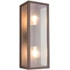 Image de TRIO GARONNE - Wandlamp - Roestkleur - excl. 2x E27 4 W - Wandmontage - Buitenverlichting - IP44