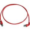 Image de Telegärtner 100008289 RJ45 Netwerkkabel, patchkabel CAT 6A S/FTP 2.00 m Rood Vlambestendig, Halogeenvrij 1 stuk(s)