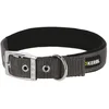 Image de Miami Plus hondenhalsband XXL   gevoerd nylon   grijs   verstelbaar 53-61 cm   38 mm