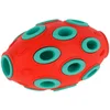 Image de Kerbl Rugby ToyFastic, te vullen, rood/turkoois 13 cm