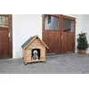 Image de Kerbl - Hondenhok - 85x73x80 - cm - bruin - en - groen - 82394