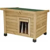 Image de Kerbl - Kattenhuis - Rustica - 57x45x43 - cm - bruin - en - groen