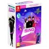 Image de Let's Sing 2025 + 2 Microfoons - Franse Editie - Nintendo Switch