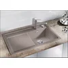 Image de Blanco 523796 ZENAR 45 S BR Tartufo - Spoelbak met afdruipvlak - verlek links - 86cm - maat onderkast 45cm - diepte bak 19cm