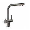 Image de BLANCO FONTAS-S II Keukenkraan Satin Dark Steel met Uittrekbare Uitloop