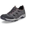 Image de Rieker Heren Instappers Slipper, 08065-02 Grey Combination Blue