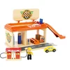 Image de Small Foot houten autogarage met tankstation