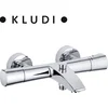 Image de Kludi Zenta badkraan thermostatisch met omstel en koppelingen chroom