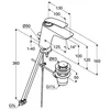 Image de Kludi Balance - Wastafelkraan met waste, wit/chroom 520239175