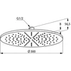 Image de Kludi A-Qa - Hoofddouche 300, 1jet, chroom 6433005-00
