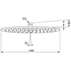 Image de Kludi A-Qa - Hoofddouche 40 cm, 1jet, chroom 6434005-00