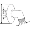 Image de Kludi Douche aansluitbochten - aansluitocht, chroom 6054005-00