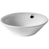 Image de Duravit Starck 1 - Waskom, diameter 53 cm, met overloop, WonderGliss, wit 04085300001