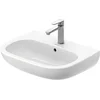 Image de Duravit D-Code wastafel, met kraangat, met overloop, 600x460x175mm, wit hoogglans, 2310600000
