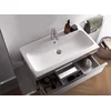 Image de Geberit Icon wastafel 75x48.5x15.5cm 1 wasbak 1 kraangat Midden met overloopgat Keramiek Wit glans