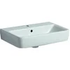 Image de Geberit Renova Compact wastafel compact met kraangat met overloop 55x37x17cm wit