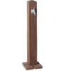 Image de GARANTIA WOOD waterzuil darkwood incl. chroomuitloopkraan