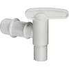Image de GARANTIA Regenton uitloopkraan 3/4'' wit incl. afdichting en contramoer