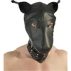 Image de Leder imitatie hondenmasker
