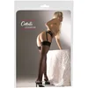 Image de Cottelli Collection   Visnet Kousen met Strik Sluiting op Rand Ongekend Sexy   Maat L/XL - Zwart