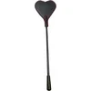Image de Bad Kitty   25 cm Mini Zweepje  Single Tail’ met Hart Vorm voor de Speelse Discipline - Zwart