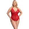 Image de Body Met Open Kruisje - Rood