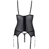 Image de Cottelli Collection - Open Cup Lingerieset - Zwart