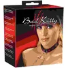 Image de Bad Kitty   Lederen Kraag Band met O-ring en Ketting voor de Veeleisende Onderdaan   Zwart