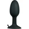 Image de You2Toys   Siliconen Buttplug met Interne Kogel voor Extra Stimulatie en Verzadiging maat S   Zwart