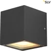 Image de SLV buiten wandlamp Sitra Cube - gx53 - antraciet
