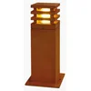Image de SLV RUSTY SQUARE 70 Sokkellamp - Geroest staal - LED