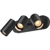Image de SLV 3-lichts opbouwspot Asto Tube zwart - 3x GU10 - 1006427