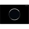Image de Geberit Sigma 10 bedieningspaneel zwart IR touch-free met designring glansverchroomd voor Sigma reservoir 12cm (UP320)