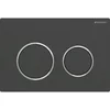 Image de Geberit Omega20 - Bedieningsplaat, mat zwart/glanzend chroom 115.085.14.1