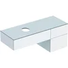 Image de Geberit VariForm - Wastafelonderkast, 135x51x55 cm, 3 laden en sifon, glanzend wit/mat wit 501.189.00.1