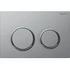 Image de Geberit Omega20 bedieningsplaat - 2-toets spoeling - ronde knoppen - mat chroom/easy-to-clean